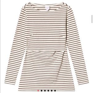Boob Design Striped Top